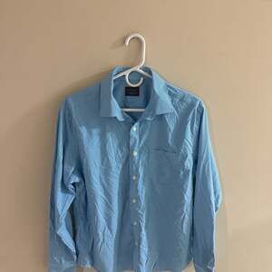 UNTUCKit Men's Blue Gingham Long Sleeve Button-Down Shirt